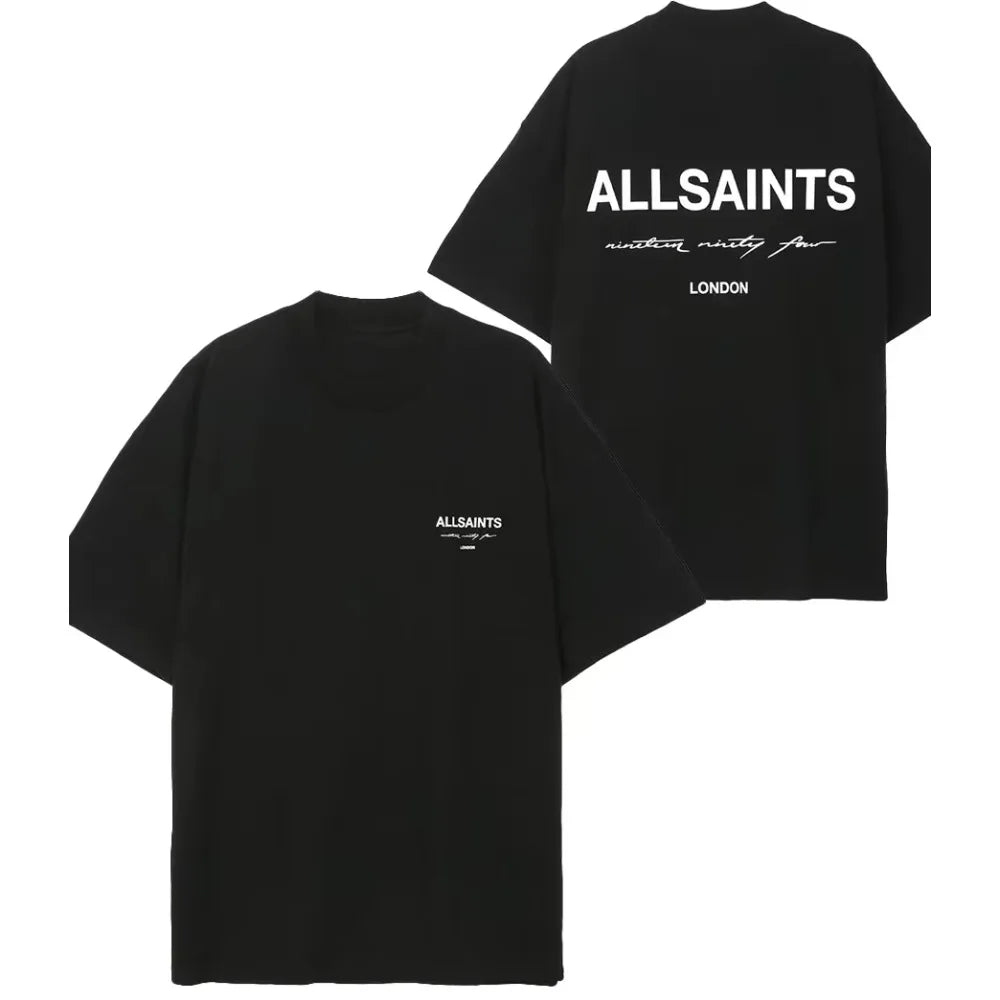 חולצה ALLSAINT קצרה אוברסייז