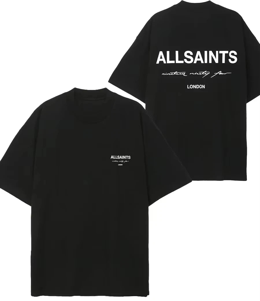 חולצה ALLSAINT קצרה אוברסייז